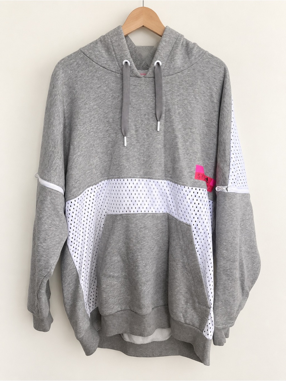 Adidas StellaSport x Stella McCartney Oversized Mesh Hoodie – Women’s S
